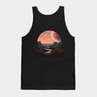 Space Planet Tank Top